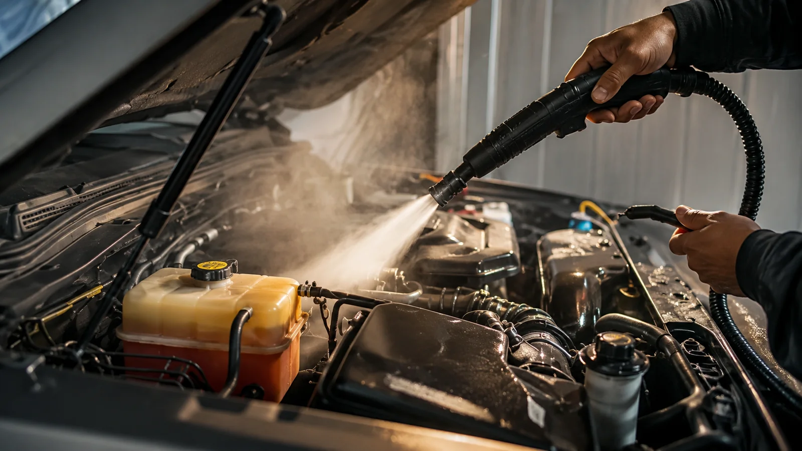 Lavado de Motor a Vapor