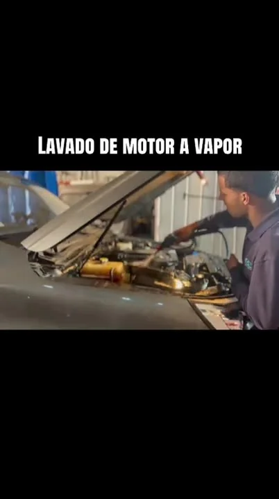 Lavado de motor a vapor · En proceso